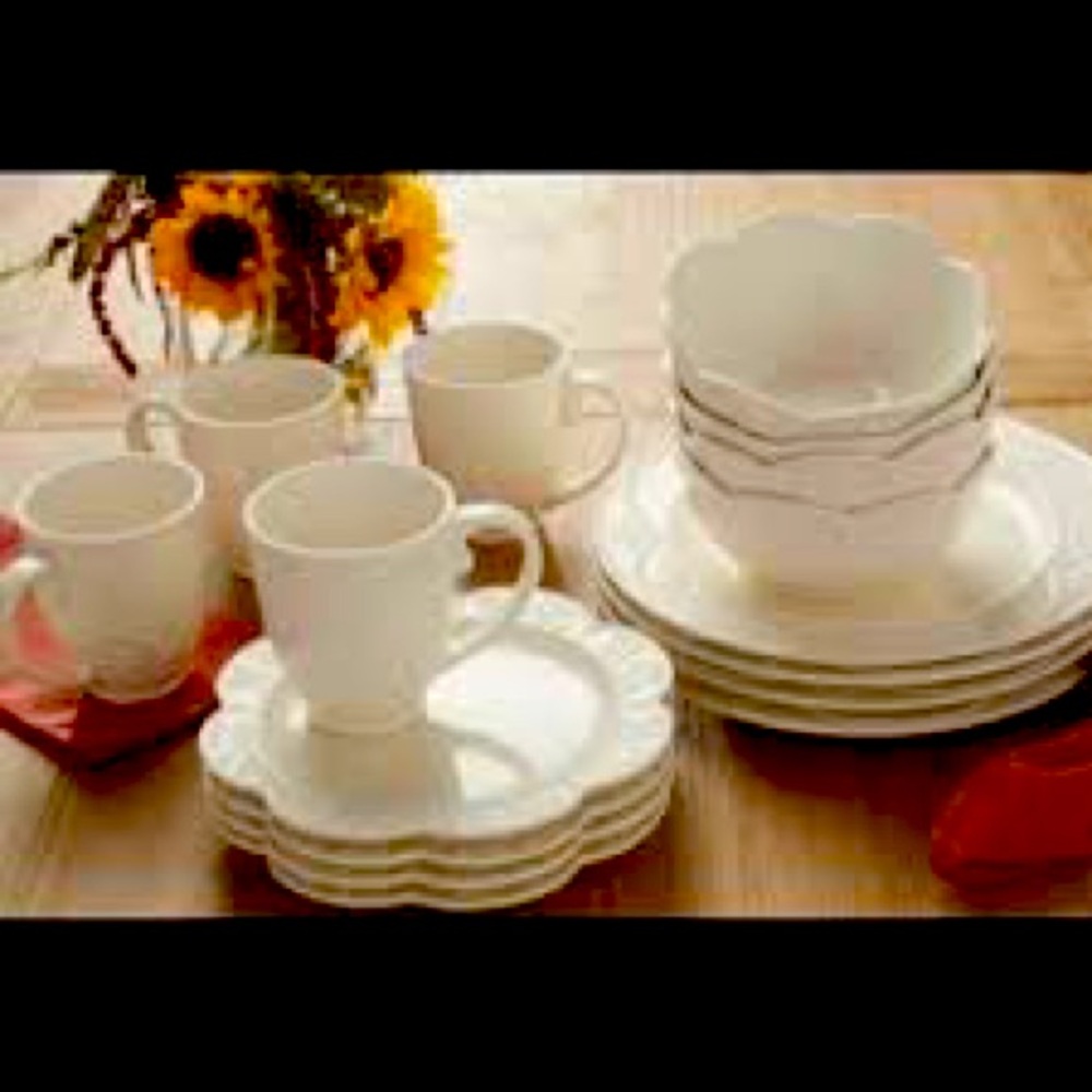 Princess House Marbella 16pc dinnerware
